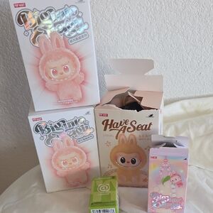 Pop Mart Plush Bunny Blind Box Lot in Soft Pink